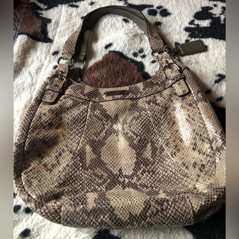 Coach purse, beautiful leather.